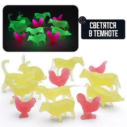 Наборы животных "Фермерские" в пакете