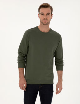 Haki Regular Fit Sweatshirt