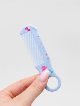 Цена за 5 шт. Набор с зеркалом и расчёской «Русалка», 12×6.1 см, голубой