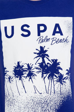 U. S. Polo Assn Мужская синяя футболка с круглым вырезом - U.s. polo assn фото 12