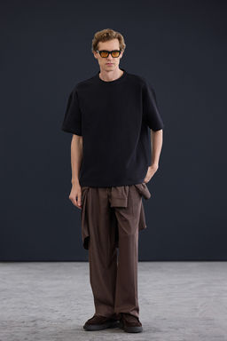 Trendyol Studio Ekru Oversize T-Shirt TMNAW26TS00003 - Trendyolmilla фото 7