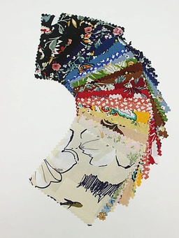 Комплект образцов Штапель принт №2 - Купава фото 3