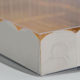 Цена за 5 шт. Коробка для кондитерских изделий с PVC крышкой «Счастья в новом году!», 15 х 15 х 3 см