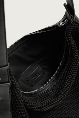 BOLSO SHOPPER MESH / Negro - Zara фото 4