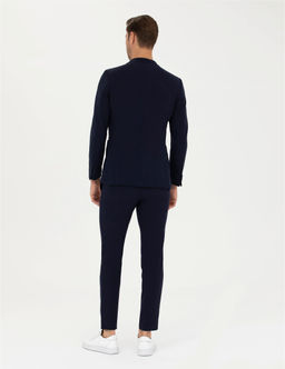 Lacivert Esnek Kuma_ Pantolon - Pierre cardin фото 4