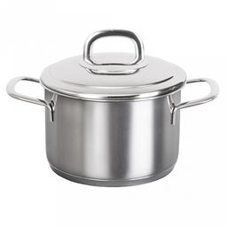 Кастрюля из нержавеющей стали Safia 1,8л, д16см, h16,5см, дно д15см, s0,8мм, металлическая крышка, плоское, утолщенное дно, ТРС (теплораспределительный слой), нержавейка AISI 304 (18/10) (Россия) Подходит для всех видов плит, включая индукционную.