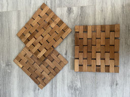 Подставка под горячее, бамбук, 20х22 см, Y3-1161 (322004) - Daniks фото 6