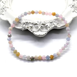 Браслет на резинке шарик гр.4мм из аметиста, 17см - Радуга камня фото 6