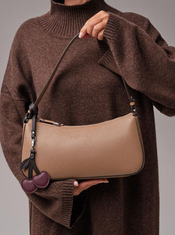 Сумка багет Azaro 31200 коричневый капучино