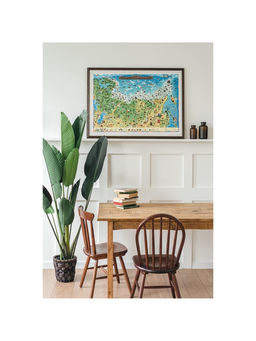 Карта России для детей «Карта Нашей Родины», 101×69 см, ламинированная