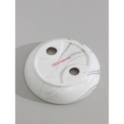 Мыльница керамическая «Розалин», бело-чёрная