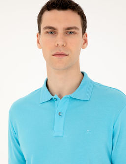 Turkuaz Slim Fit Basic Ti__rt - Pierre cardin фото 9