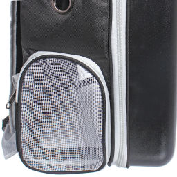 Рюкзак - переноска для животных "СТИЛЬНЫЙ БРО", цвет синий, 32*17*42/до13кг (Пакет и Лейбл)