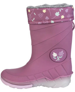 Утепленные резиновые сапоги для девочек LUPILU с мигающими пятками  фото 57