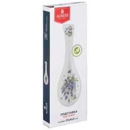 ПОДСТАВКА ПОД ЛОЖКУ ПРОВАНС ЛАВАНДА 25*9*3 СМ. (КОР=72ШТ.) - Agness фото 3