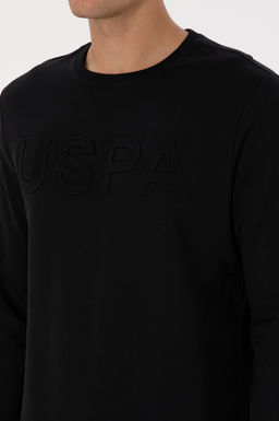 Erkek Siyah Basic Sweatshirt - U.s. polo assn фото 7