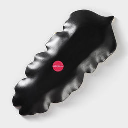 Блюдо для фруктов Доляна Золотой лист, 3815,5 см, цвет чёрный  фото 4