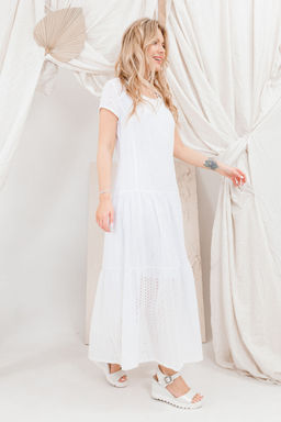 Платье AMORI 9677 молоко  фото 3