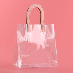 Пакет подарочный из ПВХ, розовый, 20?18?10 см - UPAK LAND фото 2