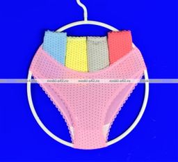 Цена за 10 шт. Подростковые трусы для девочек с кружевом COOL KID арт. 8533 2XL (7-8 лет) - For you фото 3