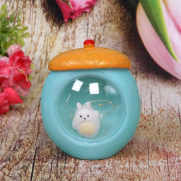 Светильник-ночник "Светлячок- Желудь" 10*6см голубой