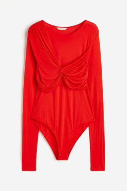 Body drapeado de punto - H&m фото 6