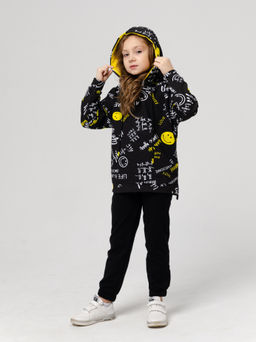 884Д Худи детское "Желтые смайлики"