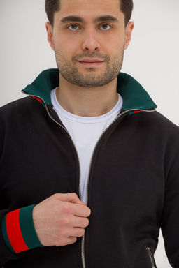 ФУТЕР 3х нитка ИНТЕРСОФТ Мужской костюм, черный - Knitka wear фото 5