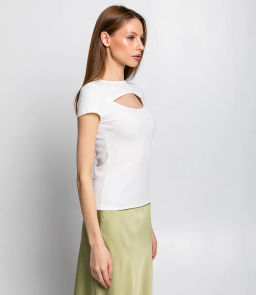 Футболка #КТ2253, белый - Dommod фото 2