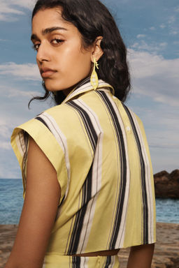 LIMITED EDITION STRIPED PUFF DRESS - Zara фото 11
