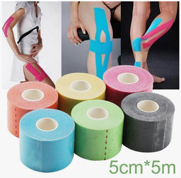 Тейп кинезиологический Family хлопок с эластаном 5 м × 5 см