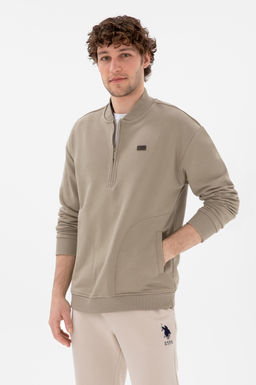 Erkek A__k Haki Sweatshirt