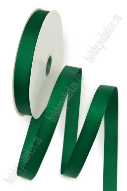 Лента репсовая 2,5 см*100 ярд "1 сорт" (SF-5927) зеленый №224