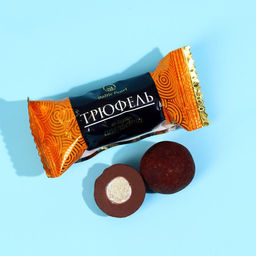 Шоколадные конфеты в упаковке-конфете "Любимой маме"