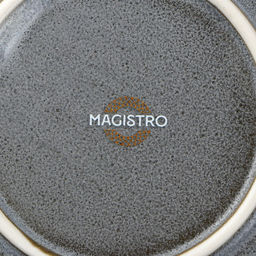 Тарелка Magistro Urban, d=22.5 см, фарфор, серая