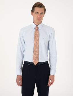 A__k Mavi Regular Fit Uzun Kollu Basic G_mlek