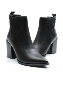 01-PCG267-1 BLACK Ботинки демисезонные женские (натуральная кожа, байка) - Фабричный китай фото 12