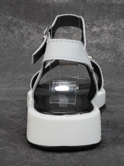 08-PED134-1 WHITE Босоножки женские (натуральная кожа)