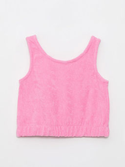 U Yaka Nak?? Detayl? K?z ?ocuk Atlet - Waikiki фото 2