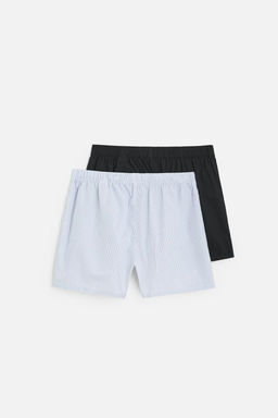 PACK OF 2 CONTRAST POPLIN BOXERS - Zara фото 2
