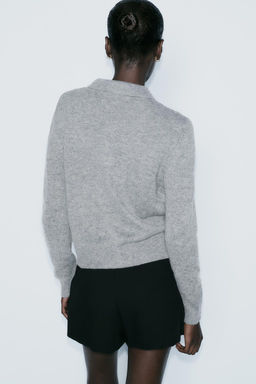 KNIT CARDIGAN WITH BUTTONS AND BOWS - Zara фото 4