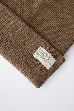 GORRO PUNTO CANAL? ETIQUETA / Tostado - Zara фото 4