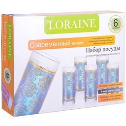 25761 Набор стаканов 6пр 260мл стекло LR (х6) - Mayer&boch фото 4