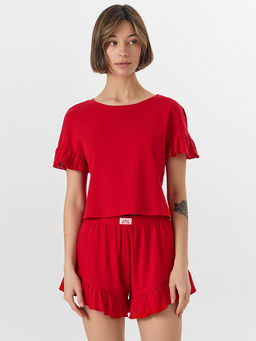 КОМПЛЕКТ ЖЕНСКИЙ (ФУТБОЛКА, ШОРТЫ) - Mark formelle фото 3