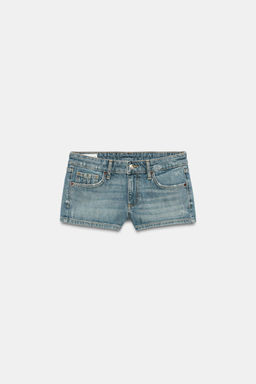 SHORTS MINI DENIM TRF TIRO BAJO / Azul - Zara фото 2