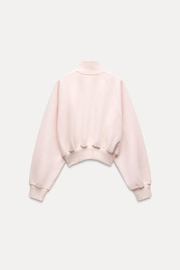 PLUSH SWEATSHIRT WITH ZIP - Zara фото 6