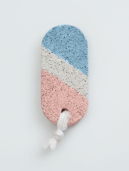 Цена за 20 шт. Пемза для педикюра, с подвесом, 9×4 см, в коробке, разноцветная