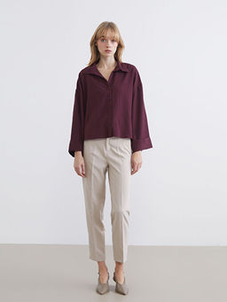 ?izgili Oversize Kad?n G?mlek