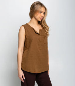 Майка #КТ5501 (1), коричневый - Dommod фото 2