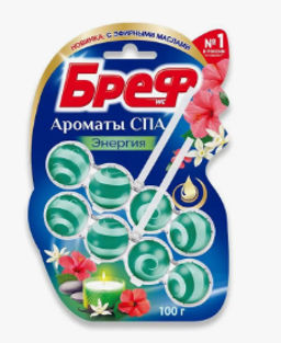 БРЕФ чист.блок д/унитаза 3х50гр АРОМАТЫ СПА Энергия